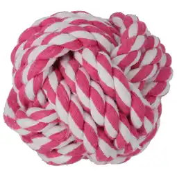 Pets Place Adori Flos Bal - Trekspeelgoed - Wit&Pink Ø6,5 cm aanbieding