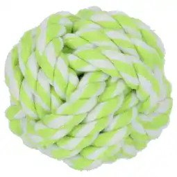 Pets Place Adori Flos Bal - Trekspeelgoed - Wit&Lime Ø6,5 cm aanbieding
