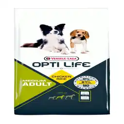 Pets Place Opti Life Adult Medium - Hondenbrokken - 12,5 kg aanbieding