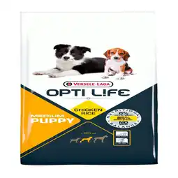 Pets Place Opti Life Puppy Medium - Hondenbrokken - 12,5 kg aanbieding