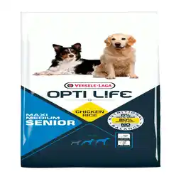 Pets Place Opti Life Senior Medium-Maxi - Hondenbrokken - 12,5 kg aanbieding