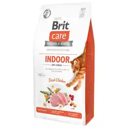 Pets Place Brit Care Indoor Anti-Stress - Kattenbrokken - Kip 7 kg aanbieding