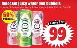 Dirk innocent juicy water met bubbels aanbieding