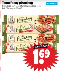 Dirk Tante Fanny pizzadeeg aanbieding