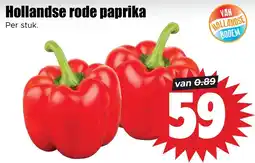 Dirk Hollandse rode paprika aanbieding