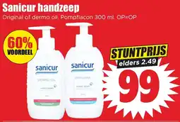 Dirk Sanicur handzeep aanbieding