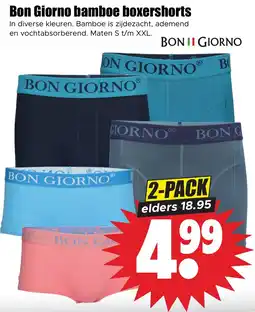 Dirk Bon Giorno bamboe boxershorts aanbieding