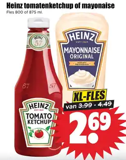 Dirk Heinz tomatenketchup of mayonaise aanbieding