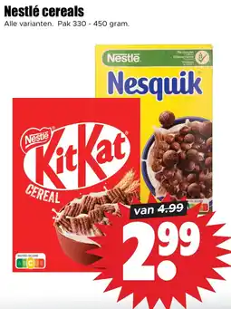 Dirk Nestlé cereals aanbieding