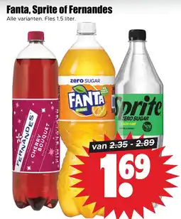 Dirk Fanta, Sprite of Fernandes aanbieding