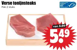 Dirk Verse tonijnsteaks aanbieding