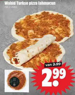 Dirk Wahid Turkse pizza lahmacun aanbieding