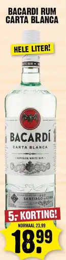 Dirk Bacardi rum carta blanca aanbieding