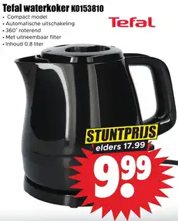 Dirk Tefal waterkoker K0153810 aanbieding