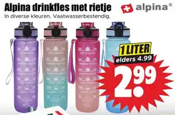 Dirk alpina drinkfles met rietje aanbieding