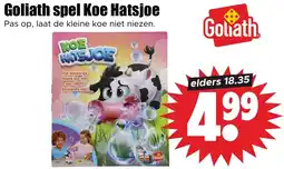 Dirk Goliath spel Koe Hatsjoe aanbieding