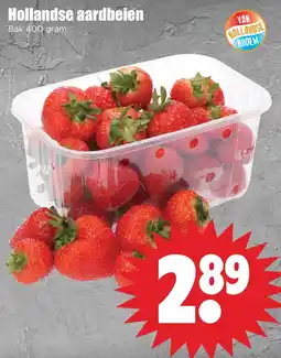 Dirk Hollandse aardbeien aanbieding