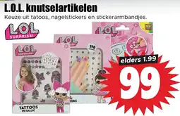 Dirk L.O.L. knutselartikelen aanbieding