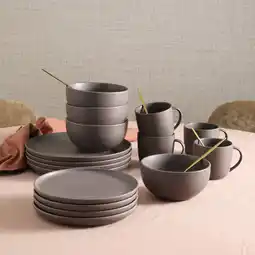 Wehkamp NOUS Living Grain serviesset (16-delig) aanbieding