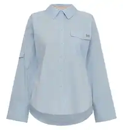 Wehkamp Gossia gestreepte blouse - lichtblauw aanbieding
