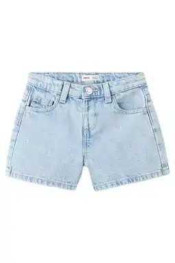 Wehkamp Mango Kids short light blue denim aanbieding