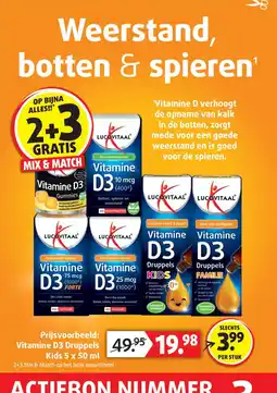 Lucovitaal Lucovitaal Vitamine D3 aanbieding