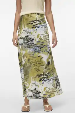 Wehkamp VERO MODA maxi rok limegroen aanbieding