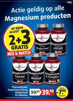Lucovitaal Lucovitaal magnesium producten aanbieding