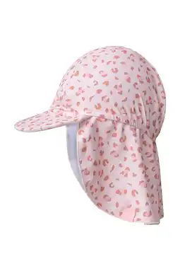 Wehkamp Swim Essentials zonnehoed met panterprint roze aanbieding