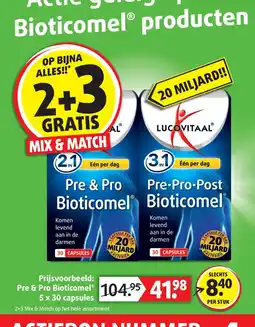 Lucovitaal Bioticomel pre & pro bioticomel aanbieding