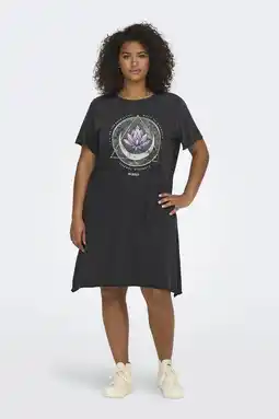 Wehkamp ONLY CARMAKOMA jurk zwart aanbieding