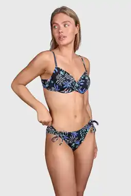 Wehkamp Brunotti strik bikinibroekje Nolestina zwart/multi aanbieding