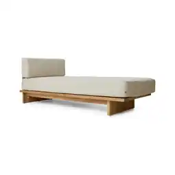 Wehkamp HKLIVING ligbed buiten teak (natural) aanbieding