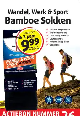 Lucovitaal Lucy Bamboe Sokken aanbieding