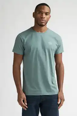 Wehkamp Petrol Industries regular T-shirt groen aanbieding