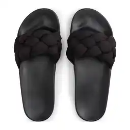 Wehkamp Tommy Jeans slippers zwart aanbieding