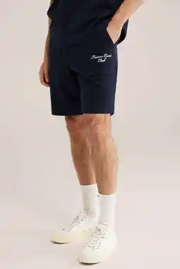 Wehkamp WE Fashion sweatshort donkerblauw aanbieding