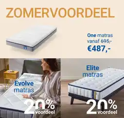 Auping One matras aanbieding