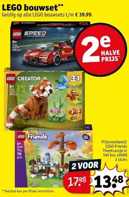 Kruidvat LEGO bouwset aanbieding