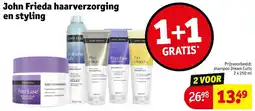 Kruidvat John Frieda haarverzorging en styling aanbieding