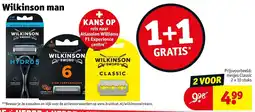 Kruidvat Wilkinson man aanbieding
