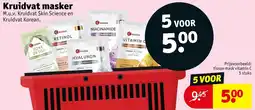 Kruidvat Kruidvat masker aanbieding
