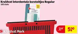Kruidvat Kruidvat interdentale borsteltjes Regular aanbieding