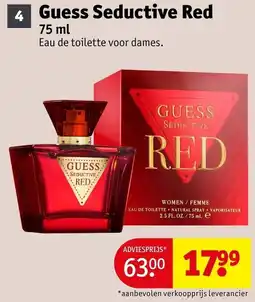 Kruidvat Guess Seductive Red aanbieding