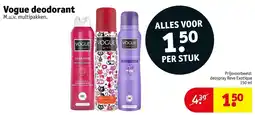 Kruidvat Vogue deodorant aanbieding