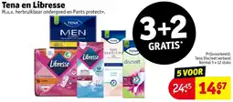 Kruidvat Tena en Libresse aanbieding