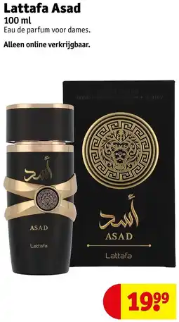 Kruidvat Lattafa Asad aanbieding