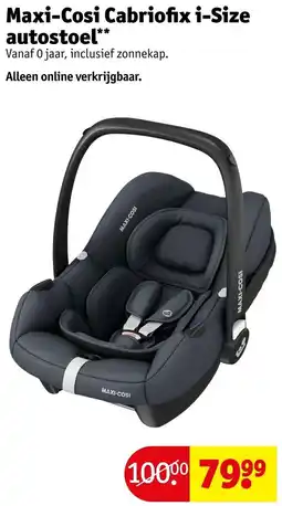 Kruidvat Maxi-Cosi Cabriofix i-Size autostoel aanbieding