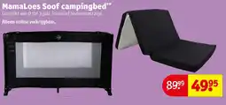 Kruidvat MamaLoes Soof campingbed aanbieding