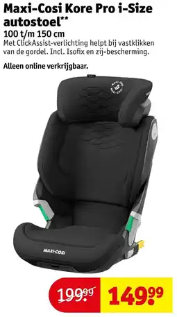 Kruidvat Maxi-Cosi Kore Pro i-Size autostoel aanbieding